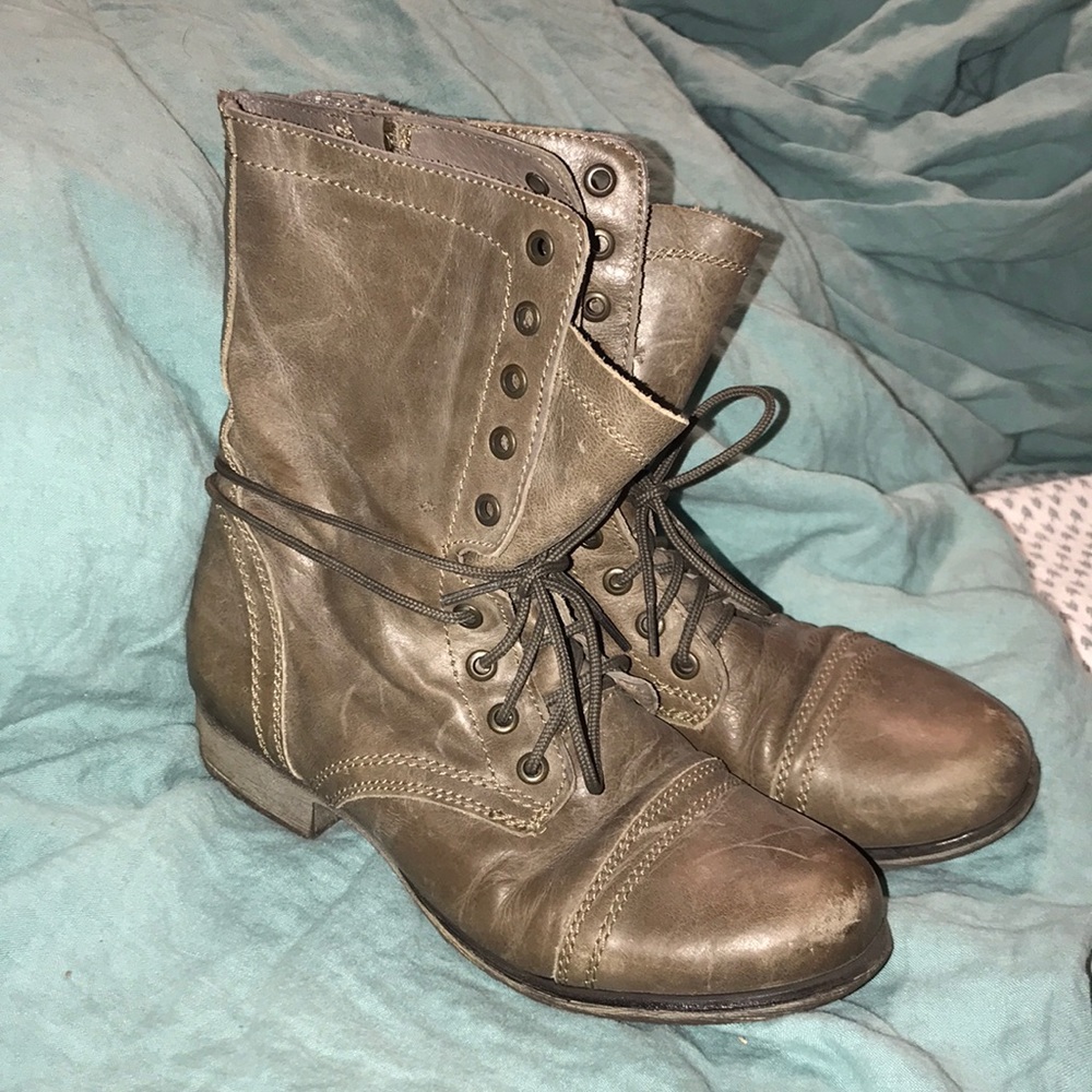Steve Madden combat boots
